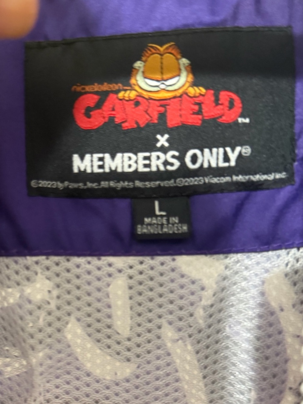 Garfield Members Only Jacket - Picture 6 of 12